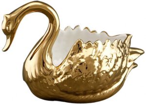 Golden Swan fruit bowl