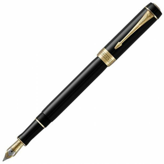 Fountain pen "Duofold" Centennial Black GT F