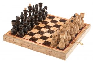 Шахматы "Классика мини" карельская береза