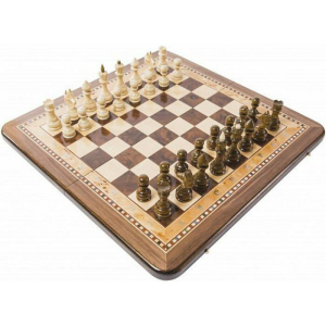 Chess made of beech "Tournament-2" small, inlaid