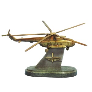 Bronze statuette "Helicopter"