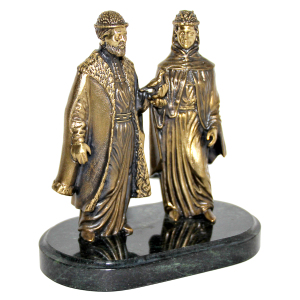 The statuette "Peter and Fevronia"