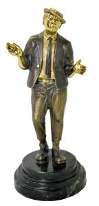 Bronze statuette "Yu. Nikulin"