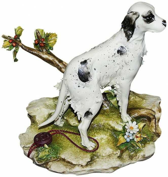 Porcelain figurine "English Setter"