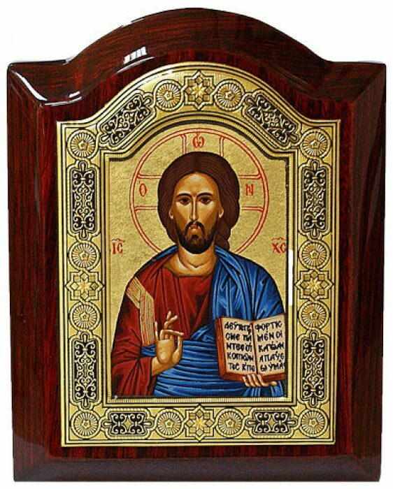 The icon "Christ the Almighty" with a small top