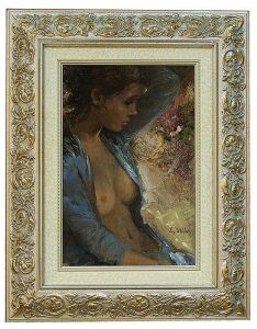 Painting "Portrait of a girl" by L. Da Velasca