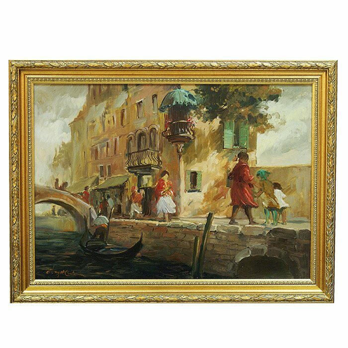 The painting "Venice Street" Contarin