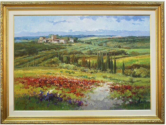 Painting "Summer landscape" by Raffandre