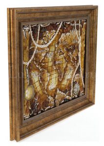 Amber panel "World Map"
