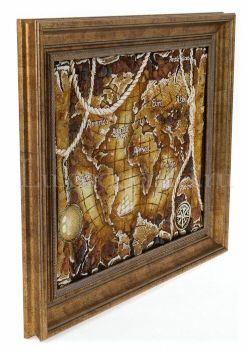 Amber panel "World Map"