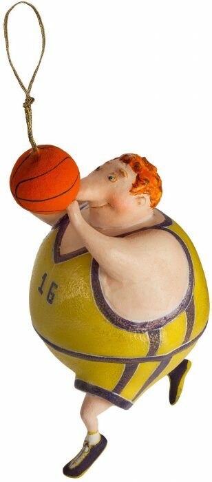 Ёлочная игрушка "Баскетболист"