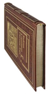 Книга в кожаном переплете "Библия в гравюрах Гюстава Доре"