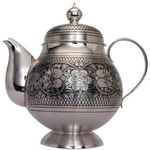 Teapot made of silver "Floral"