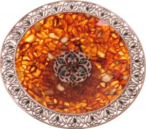 Amber dish "Oriental fairy tale"