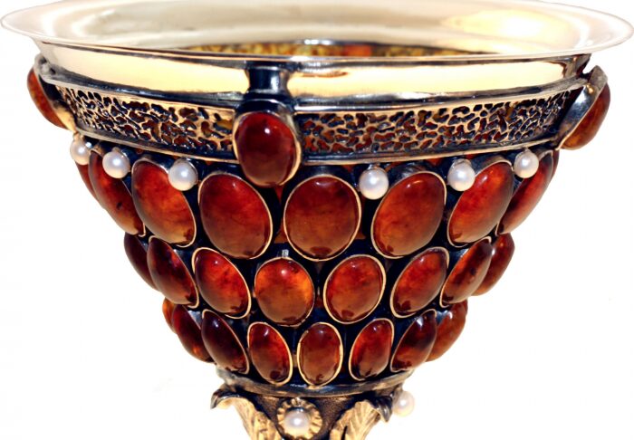 Poseidon Cup made of amber