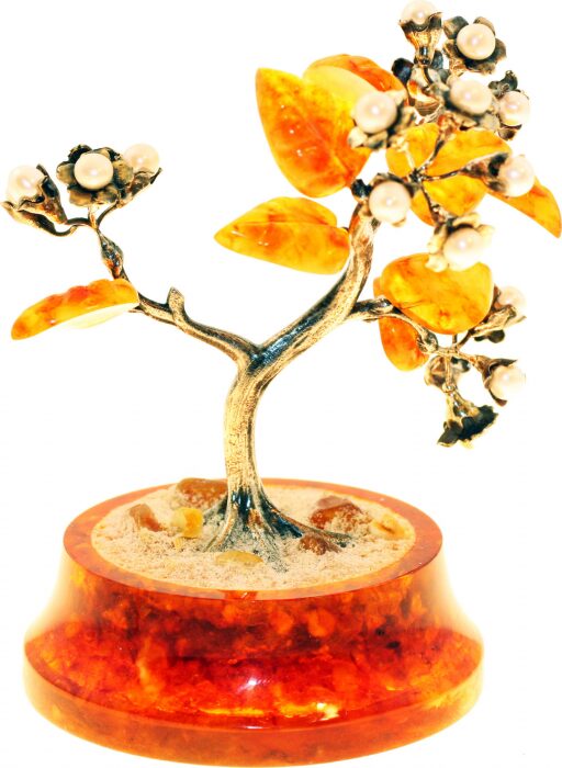 Amber souvenir "Cherry blossoms"