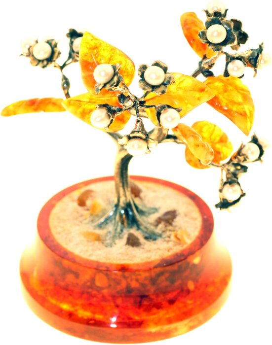 Amber souvenir "Cherry blossoms"