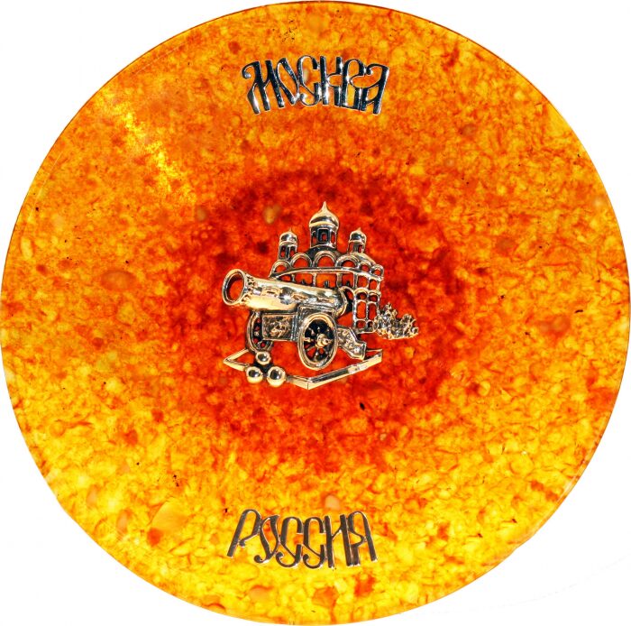 Amber panel "Tsar Cannon"