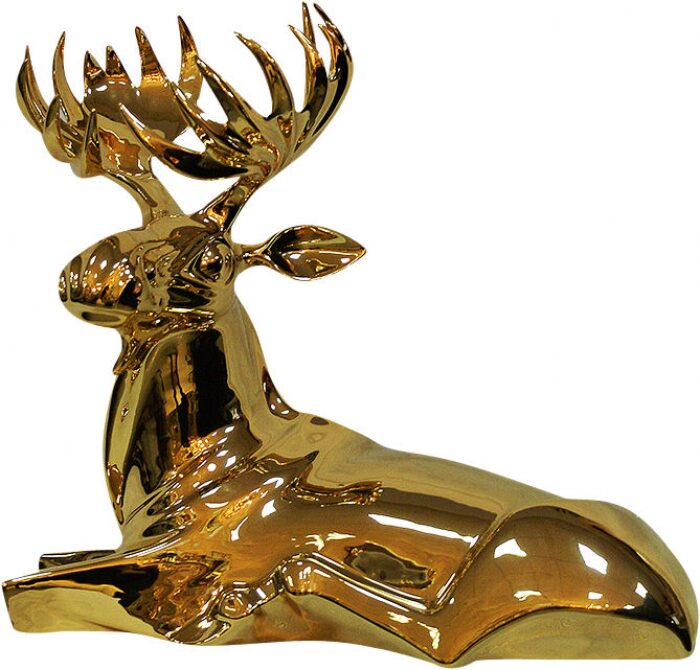 Statuette "Moose", color: gold