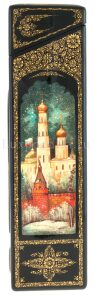 The case for the bottle "Moscow" (Palekh)