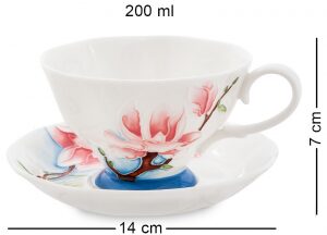 Чайный сервиз "Цветущая сакура" на 6 персон (15 предметов)