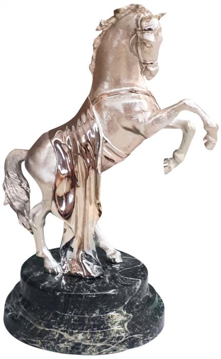 Статуэтка из бронзы "Конь" никель