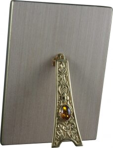 Mother of Pearl icon "Our Lady of Kazan" in a gold frame