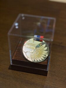 Подлинная медаль ЧМ, которую получал ЗЕНИТ, за 2018-2019