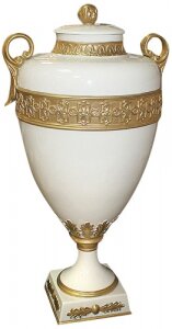 Greek-style amphora with lid