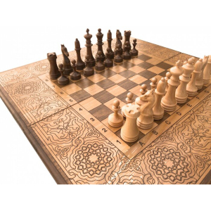 Chess + backgammon "Modern 2" 50