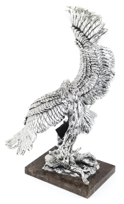 Скульптура "Орел" посеребрение (Silver Eagle)