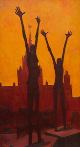 Oil painting "The Triumph of Life" on canvas