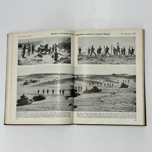 The book "The Second World War in photographs" in English, London, 1946