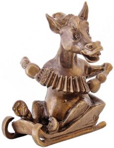 Статуэтка бронзовая "Лошадь" из серии "Восточный календарь"