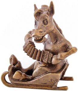 Статуэтка бронзовая "Лошадь" из серии "Восточный календарь"
