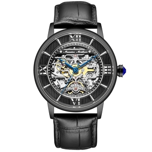 Mikhail Moskvin "Elegance" Self-winding Mechanical Wristwatch with Black Strap