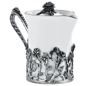 Silver creamer "Rose"