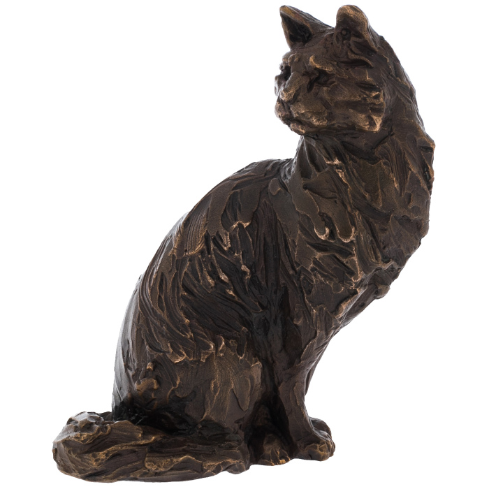 Статуэтка из бронзы "Кот сидящий"