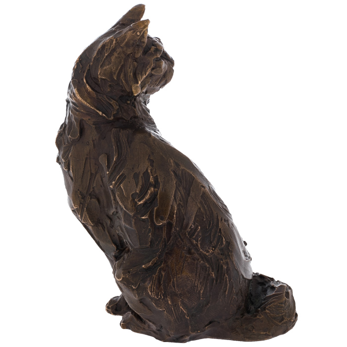 Статуэтка из бронзы "Кот сидящий"