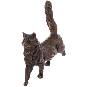 Статуэтка из бронзы "Кот идущий"