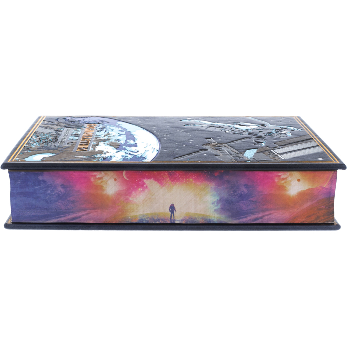 Leather-bound gift book "Cosmonautics"