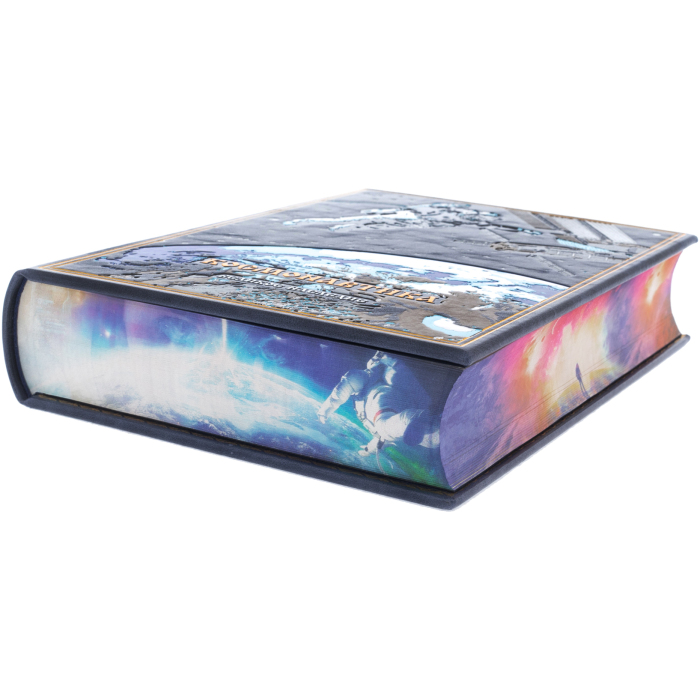 Leather-bound gift book "Cosmonautics"