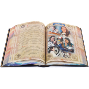 Leather-bound gift book "Cosmonautics"