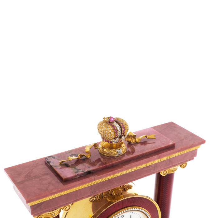 Exclusive Ruby Table Clock