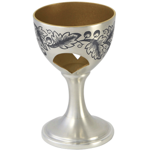 Egg stand silver "Apple tree"