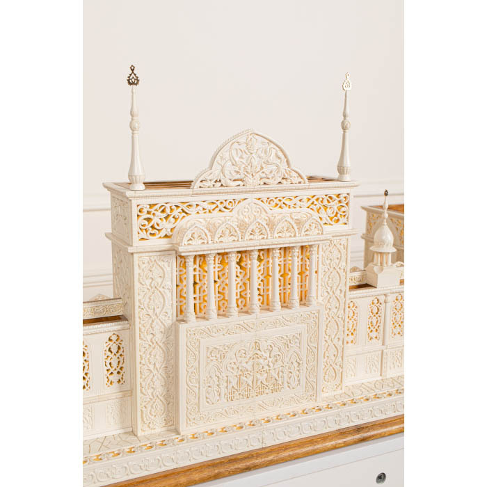 Настольный набор из бивня мамонта "Восточный дворец"