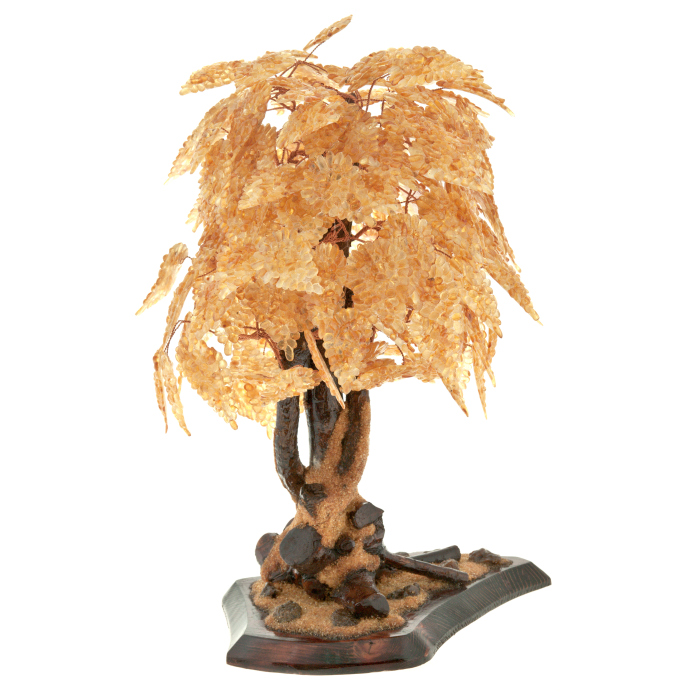 Сувенир из янтаря "Денежное дерево"