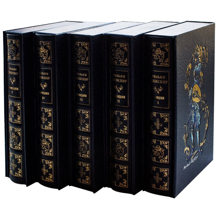 Библиотека подарочных книг "У.Шекспир. Лучшее" 17 томов