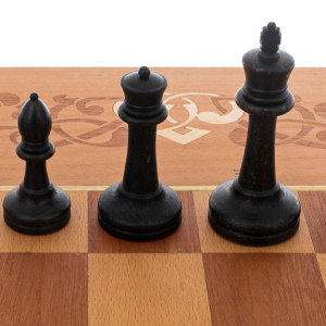 Нарды, шашки, шахматы из бука 3в1