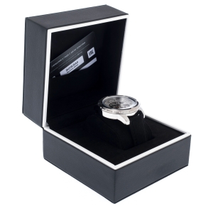 Наручные механические часы Lincor Cosmos "Метеорит" с черным ремешком